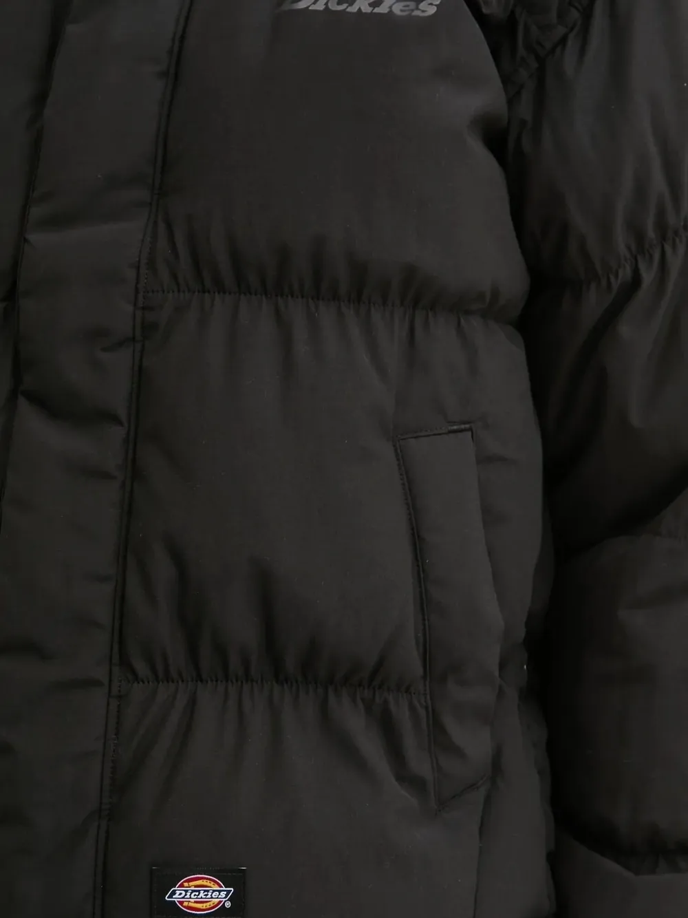 DICKIES quilted puffer jacket Zwart