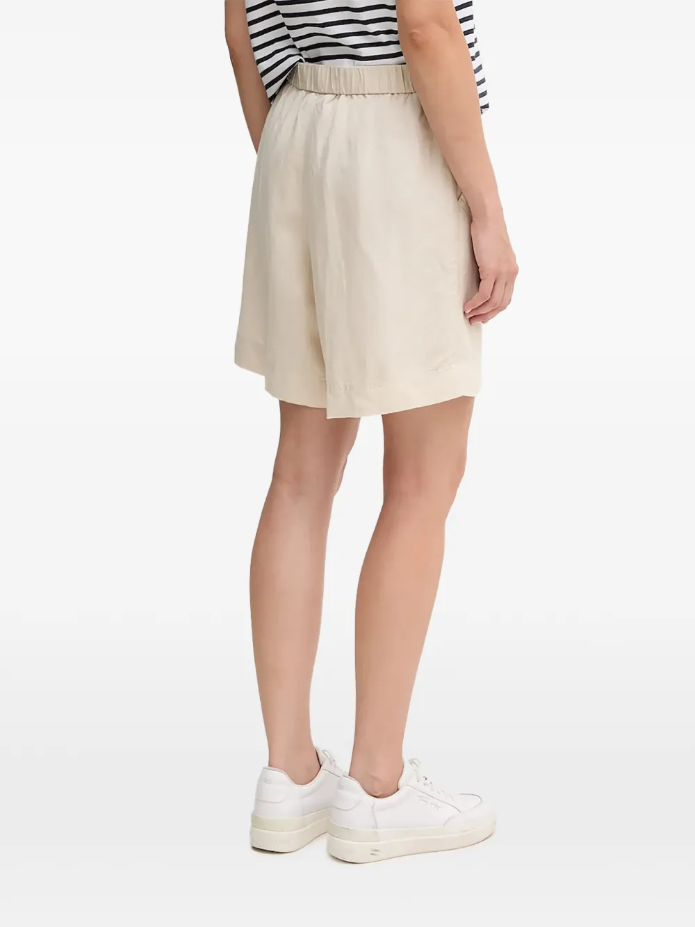 Gant Elastic-waistband Pocket Shorts In Neutral