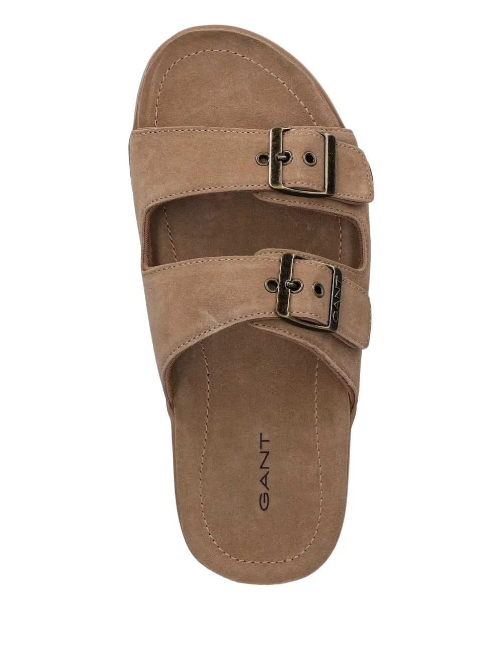 Gant double-buckle sandals Brown