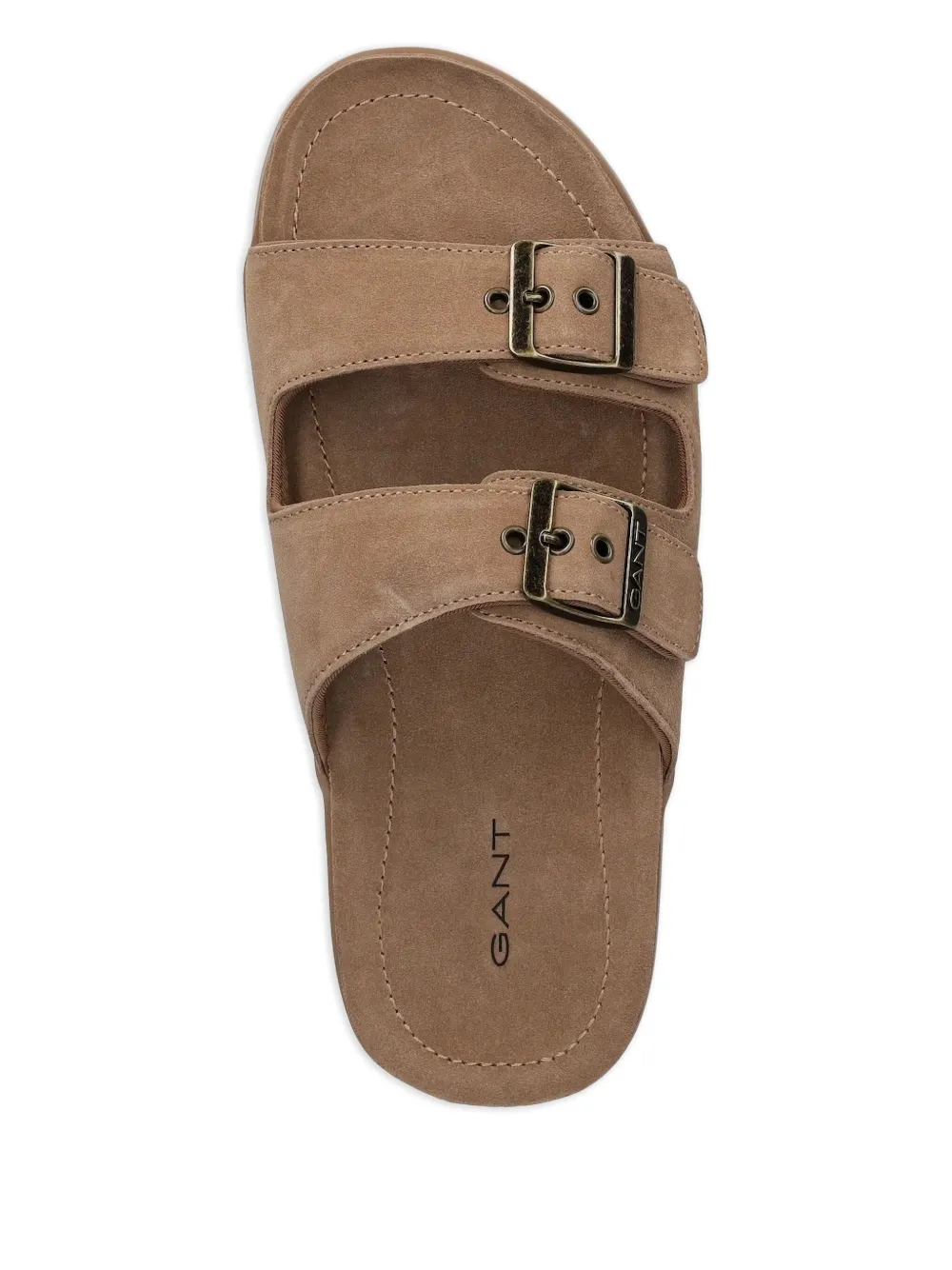 Gant Sandalen met dubbele gesp Bruin