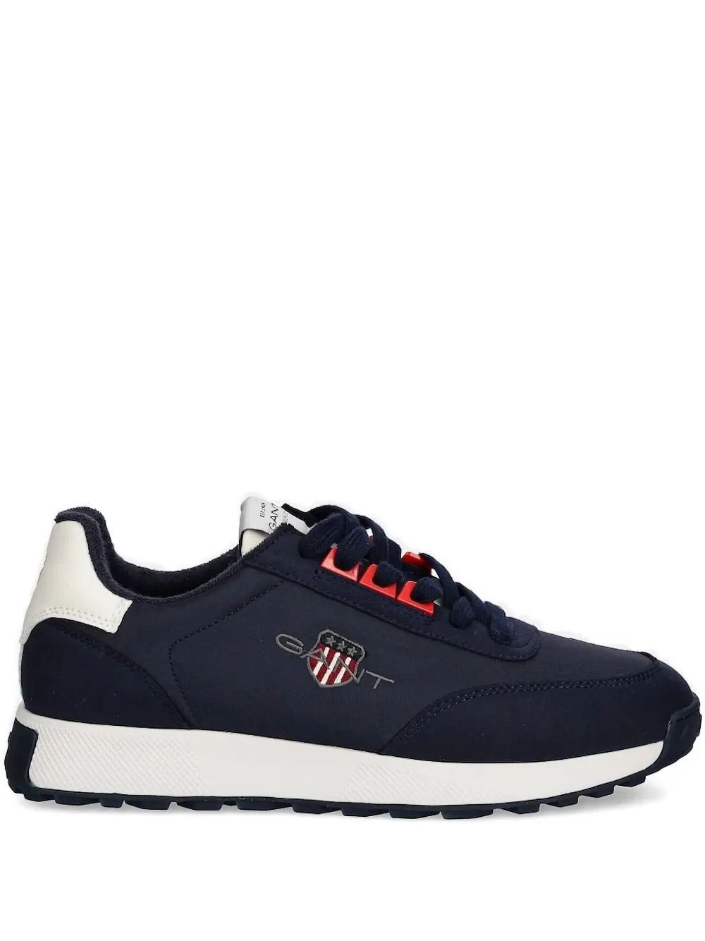 Gant logo-detail lace-up sneakers Blue
