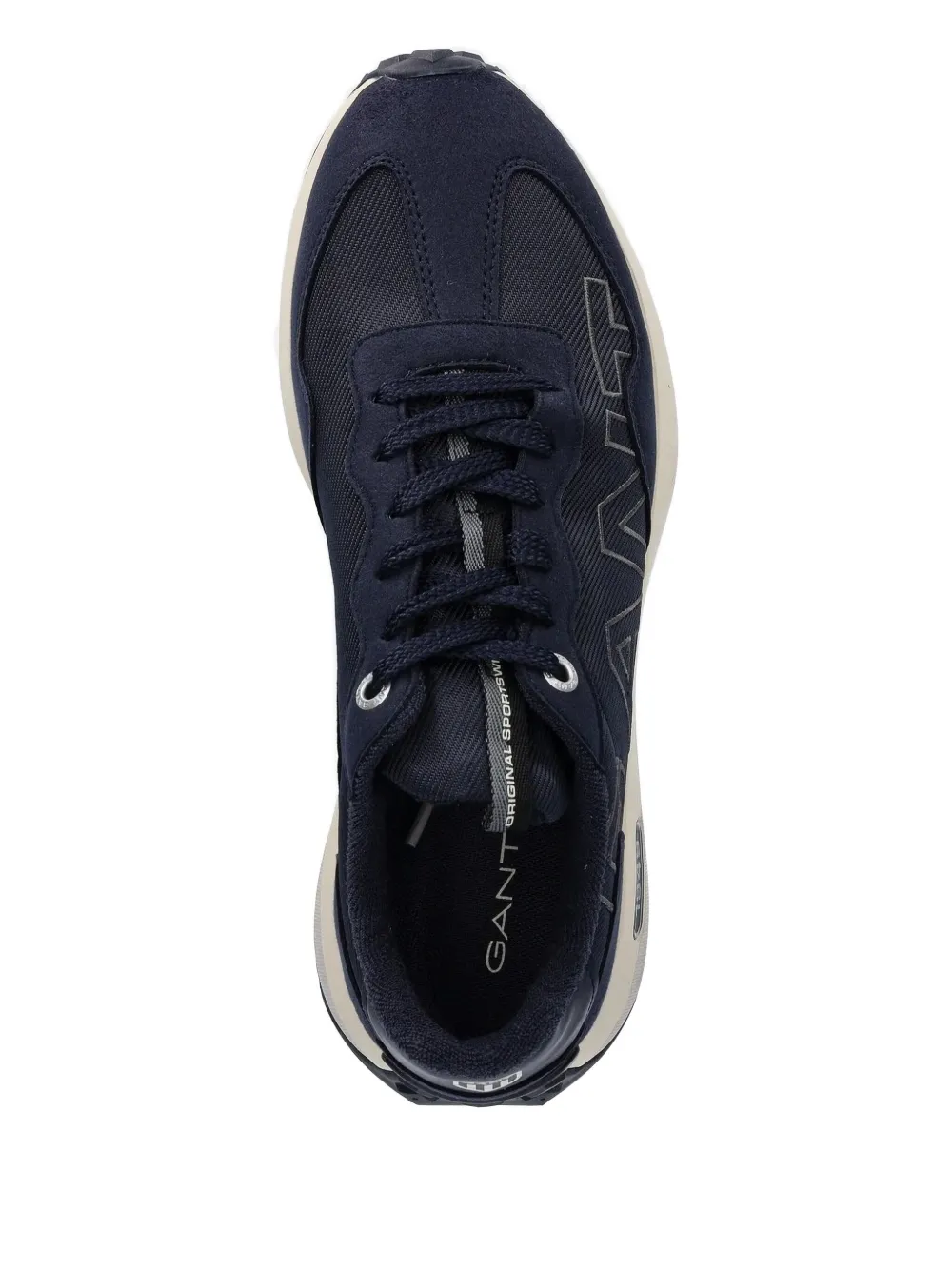 Gant Sneakers met logo Blauw
