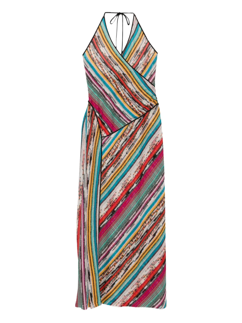 Missoni striped halterneck maxi dress | Pink | Image 1