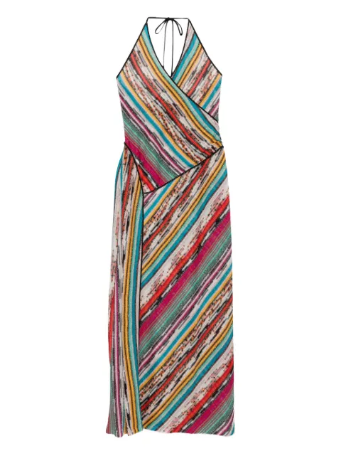 Missoni striped halterneck maxi dress