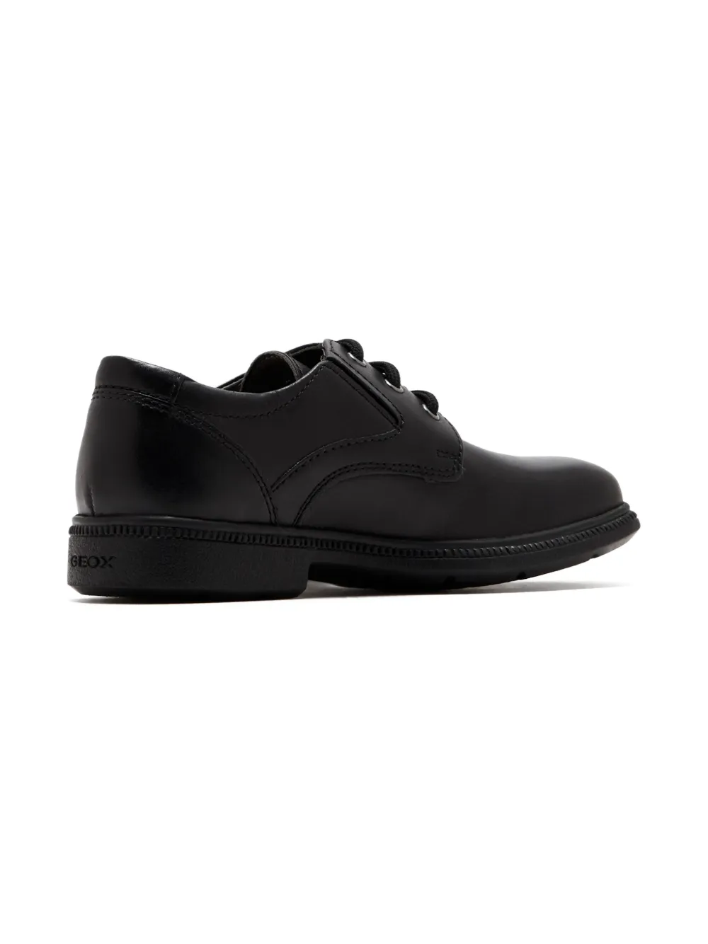 Geox Kids lace-up leather brogues Black