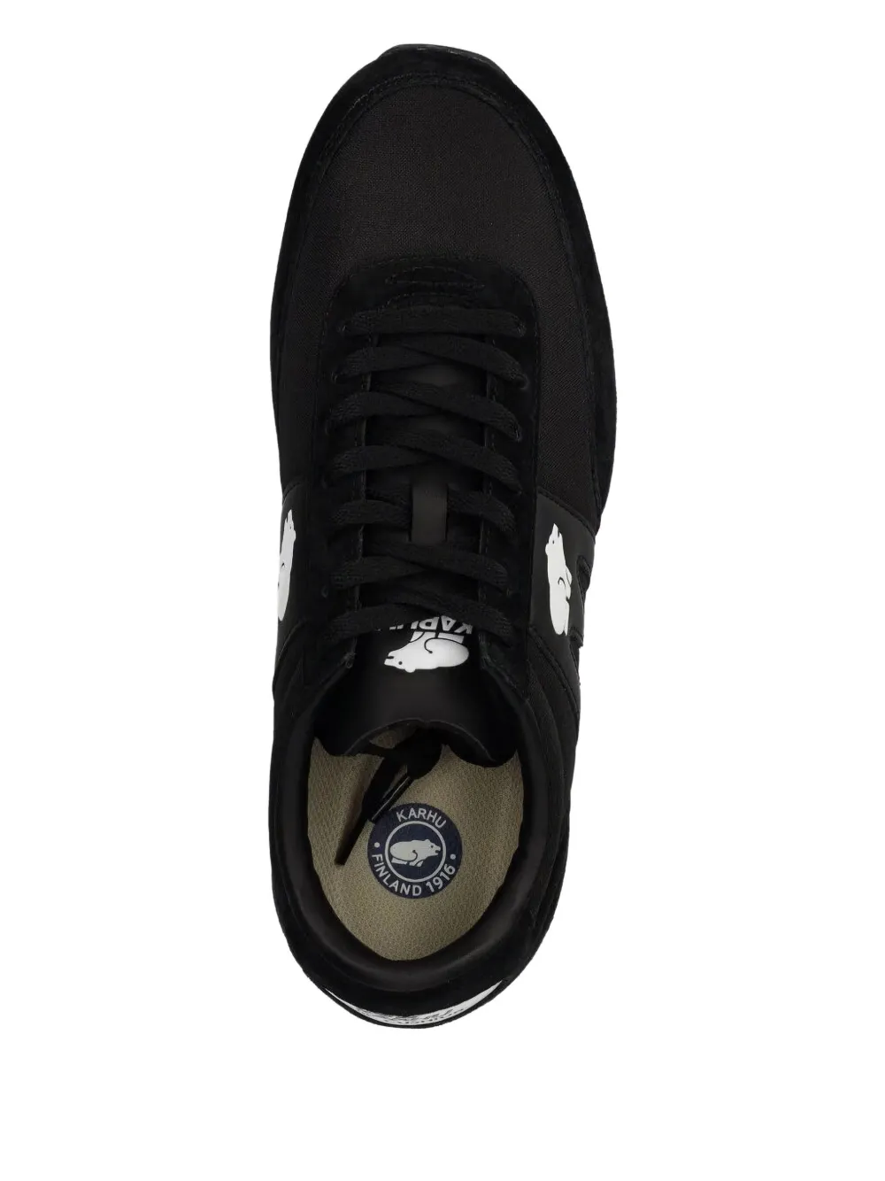 Karhu logo-patch sneakers Zwart