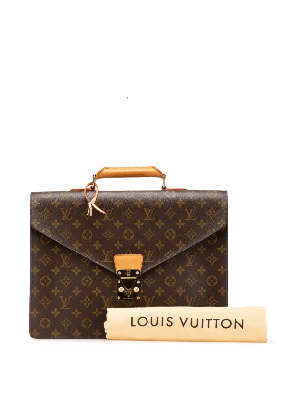 Louis Vuitton Pre-Owned 2005 Monogram Serviette Conseiller Business Bag |  Brown | FARFETCH