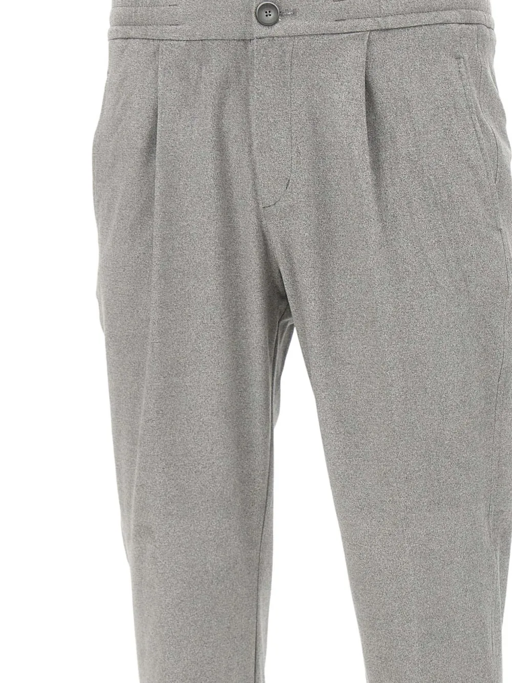 Herno Broek met geplooid detail Grijs
