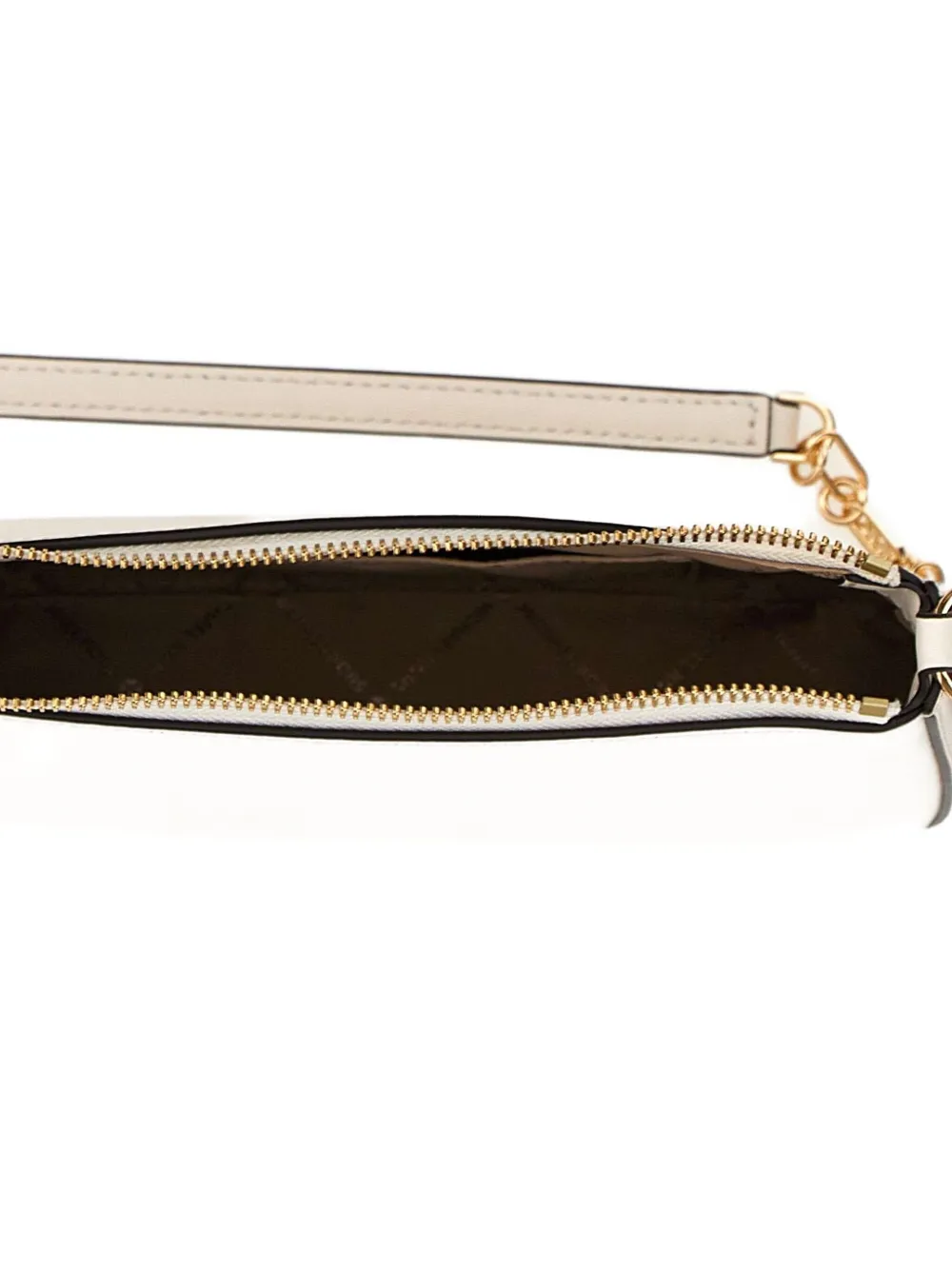 Michael Kors Leren schoudertas Beige