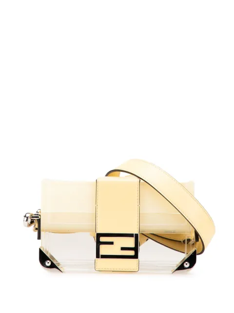 Fendi Pre-Owned 2000-2024 Mini Acrylic Vitello Trunk Baguette crossbody bag