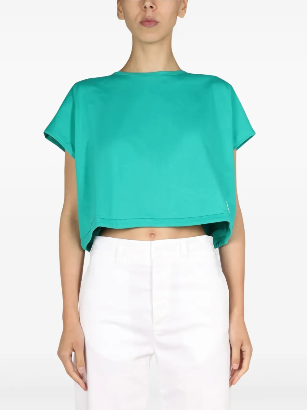 Department 5 Yumana tie-detail T-shirt | Green | Image 1