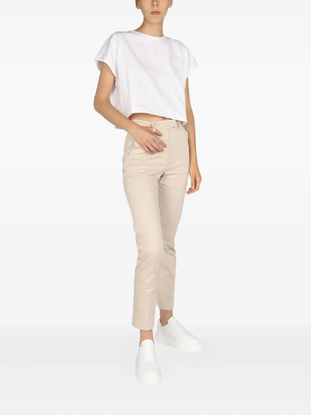 Department Five Yumana Open-back T-shirt In White