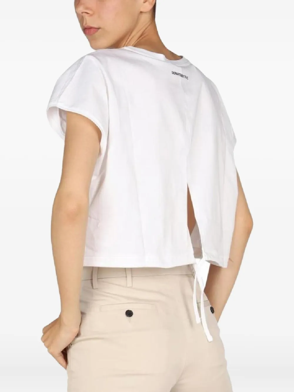 Department Five Yumana Open-back T-shirt In White