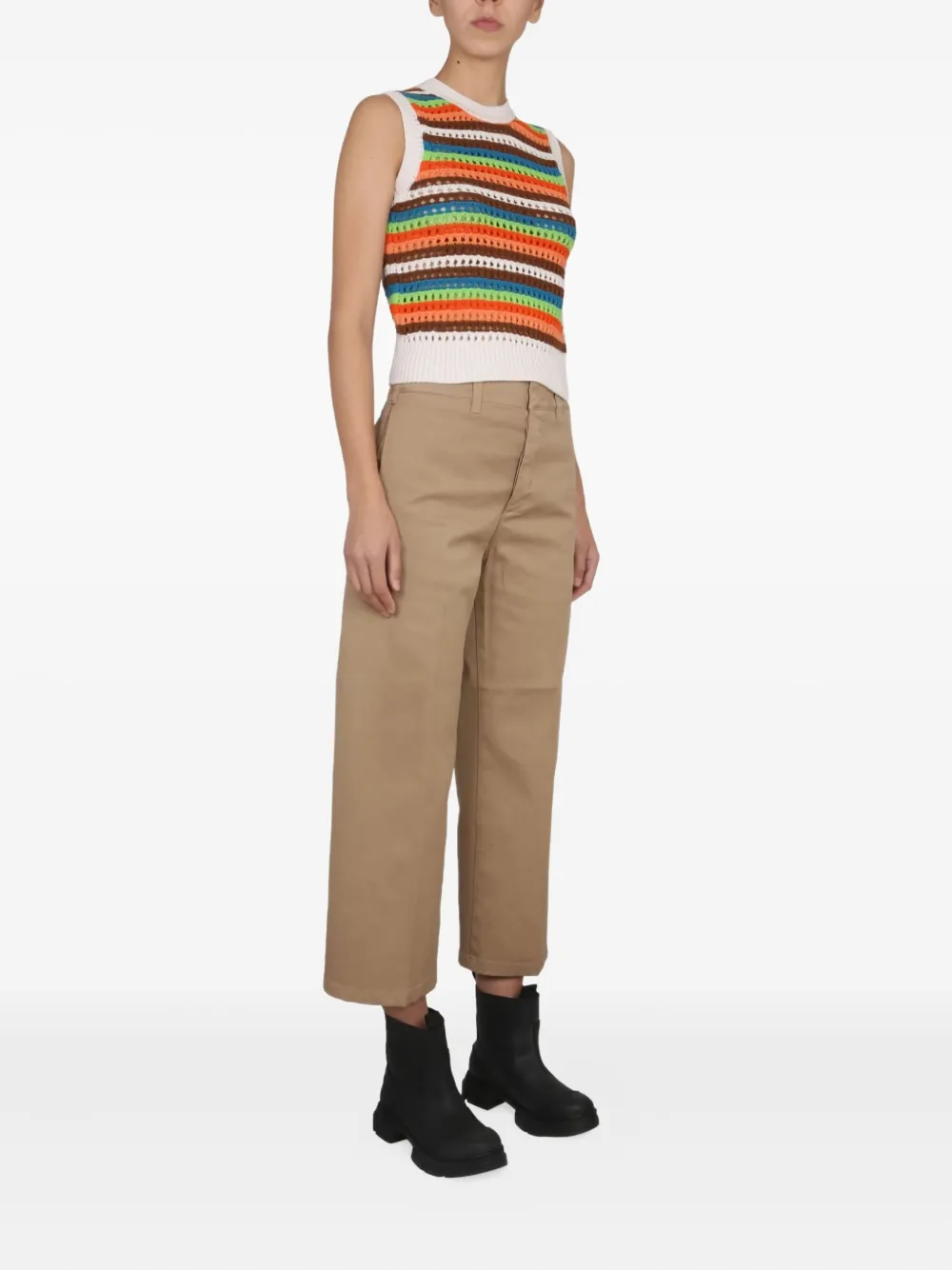 Department 5 striped crochet top | Vests & Tank Tops | Image 2