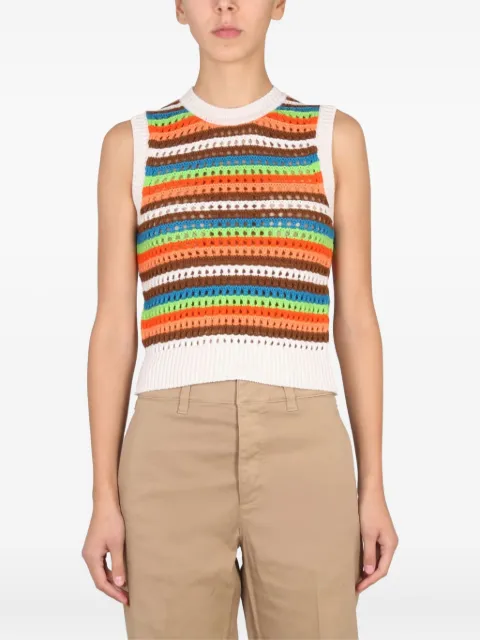 Department 5 striped crochet top