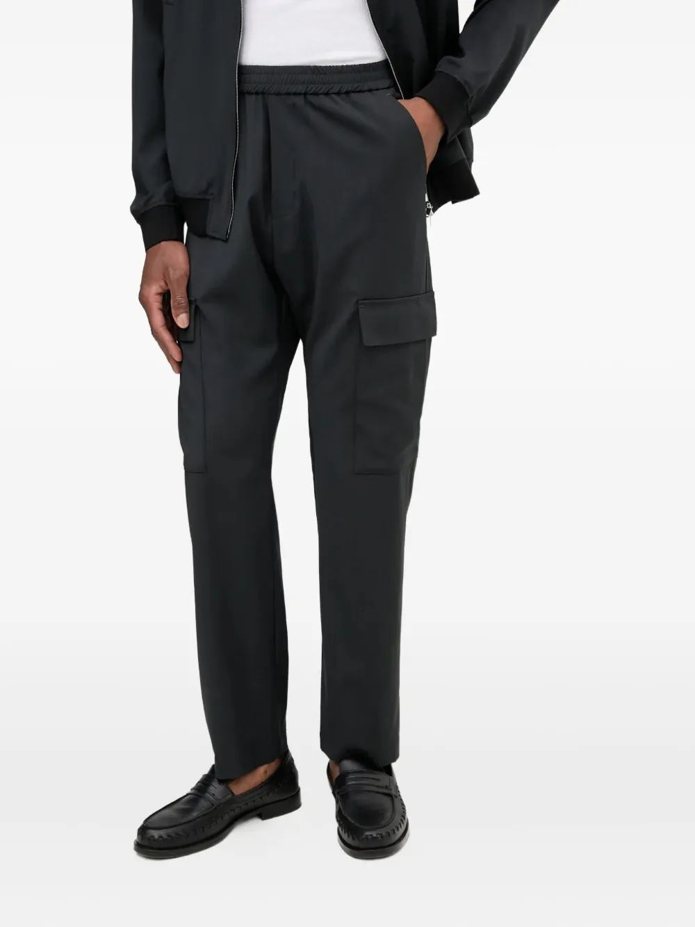 Barena Broek met elastische taille Zwart