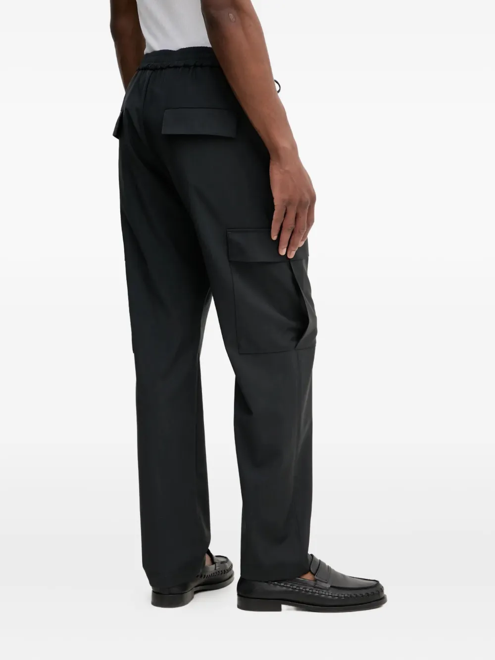 Barena Broek met elastische taille Zwart