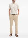 Hackett leaf-print polo shirt - Neutrals