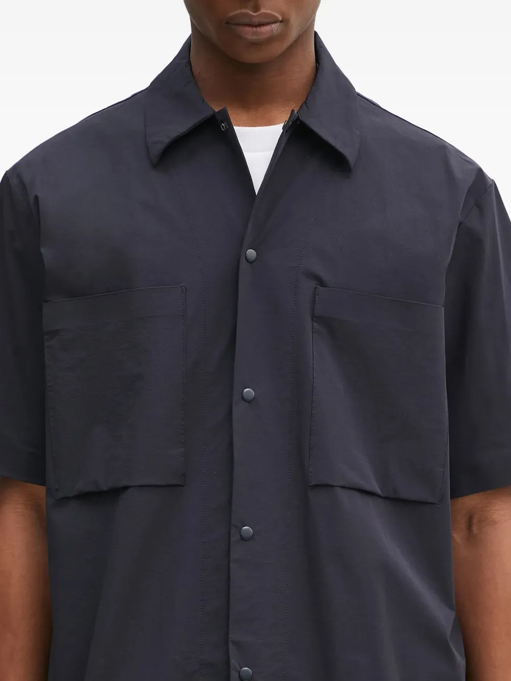 Norse Projects Short-sleeve Pocket Shirt In Blue