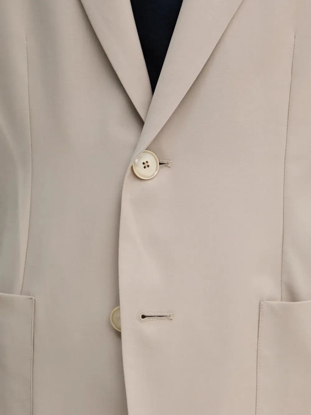 Barena Blazer met enkele rij knopen Beige