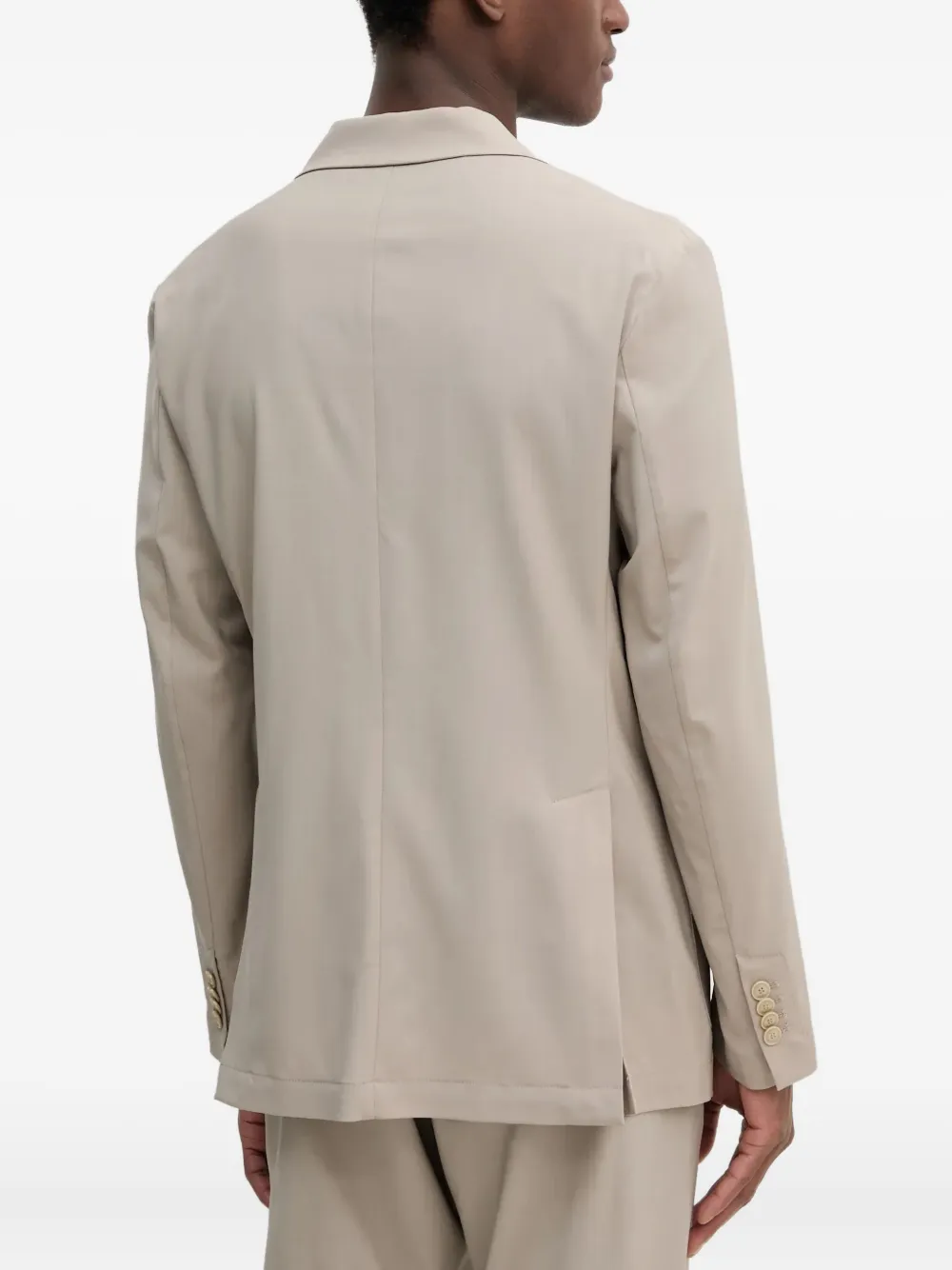 Barena Blazer met enkele rij knopen Beige