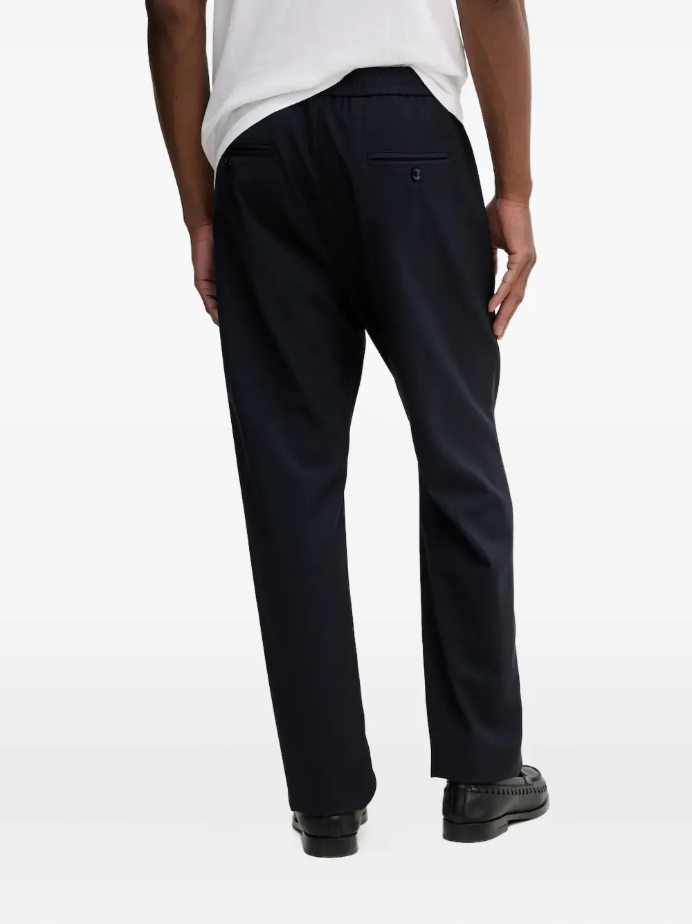Barena Trainingsbroek met elastische tailleband - Blauw