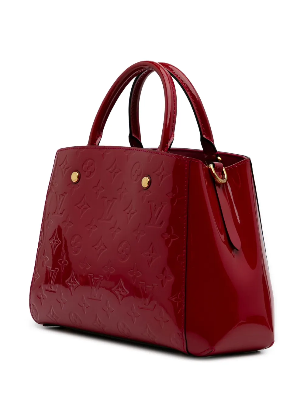 Pre-owned Louis Vuitton 2015 Monogram Vernis Montaigne Bb Satchel