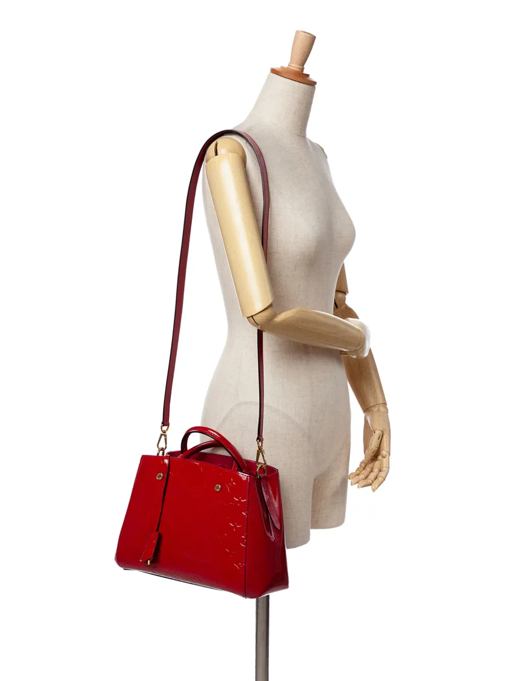 Louis Vuitton Pre-Owned 2015 Monogram Vernis Montaigne BB satchel | Pre-Owned | Image 2