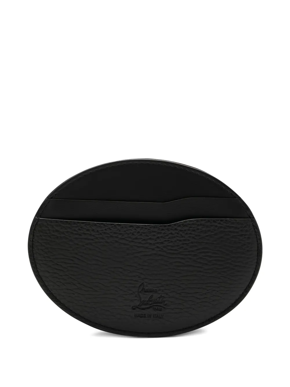 Christian Louboutin Mooncrest oval cardholder | Black | Image 1