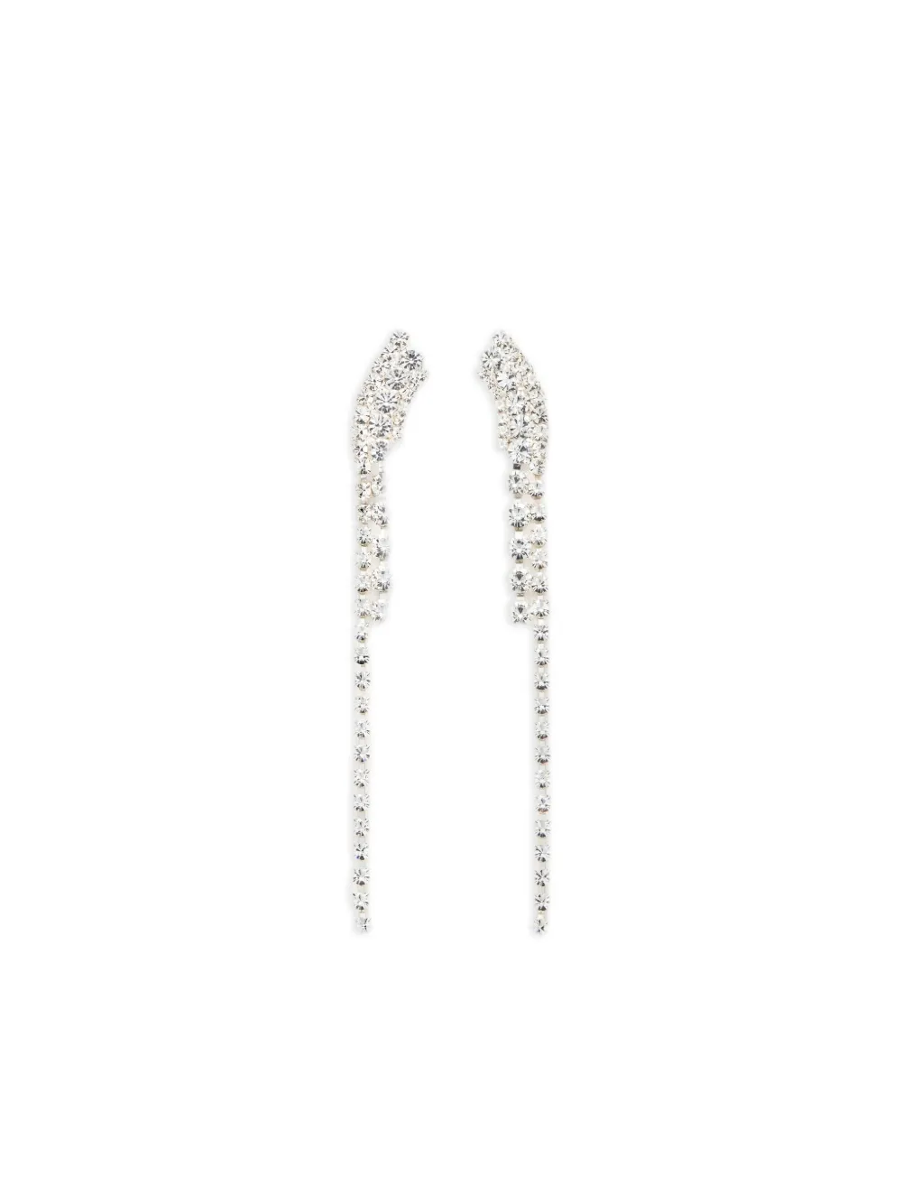 Magda Butrym crystal-embellished drop earrings | Silver | Image 1