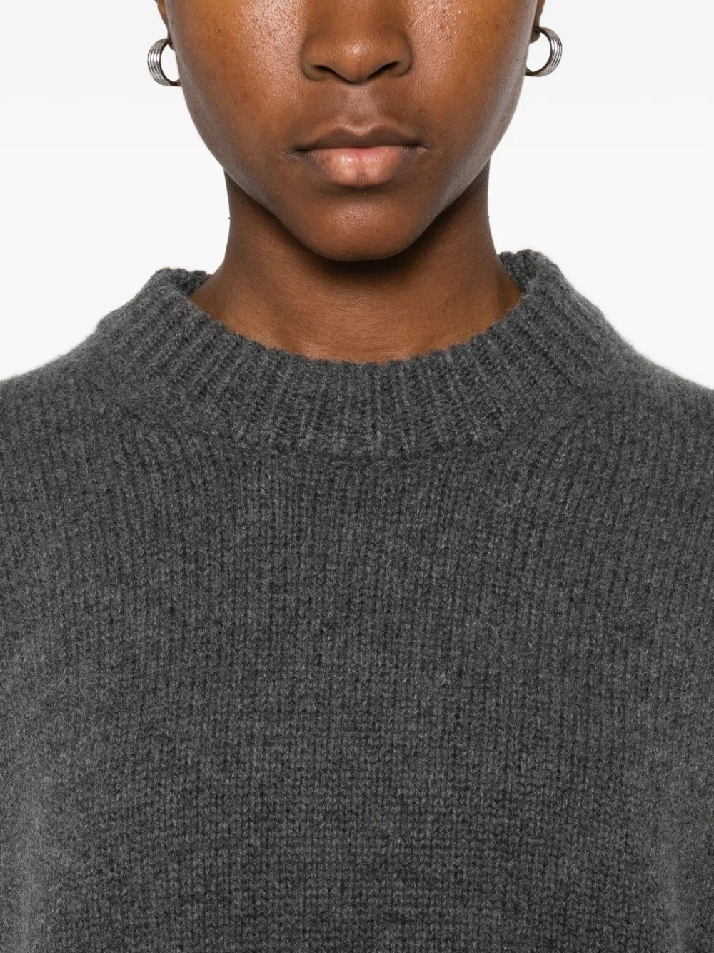 CO COLLECTION Sweater met ronde hals Grijs