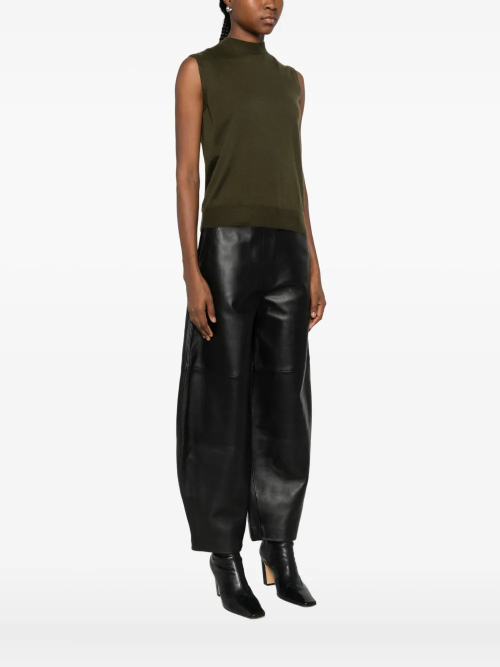 Co Collection Cashmere Vest In Green
