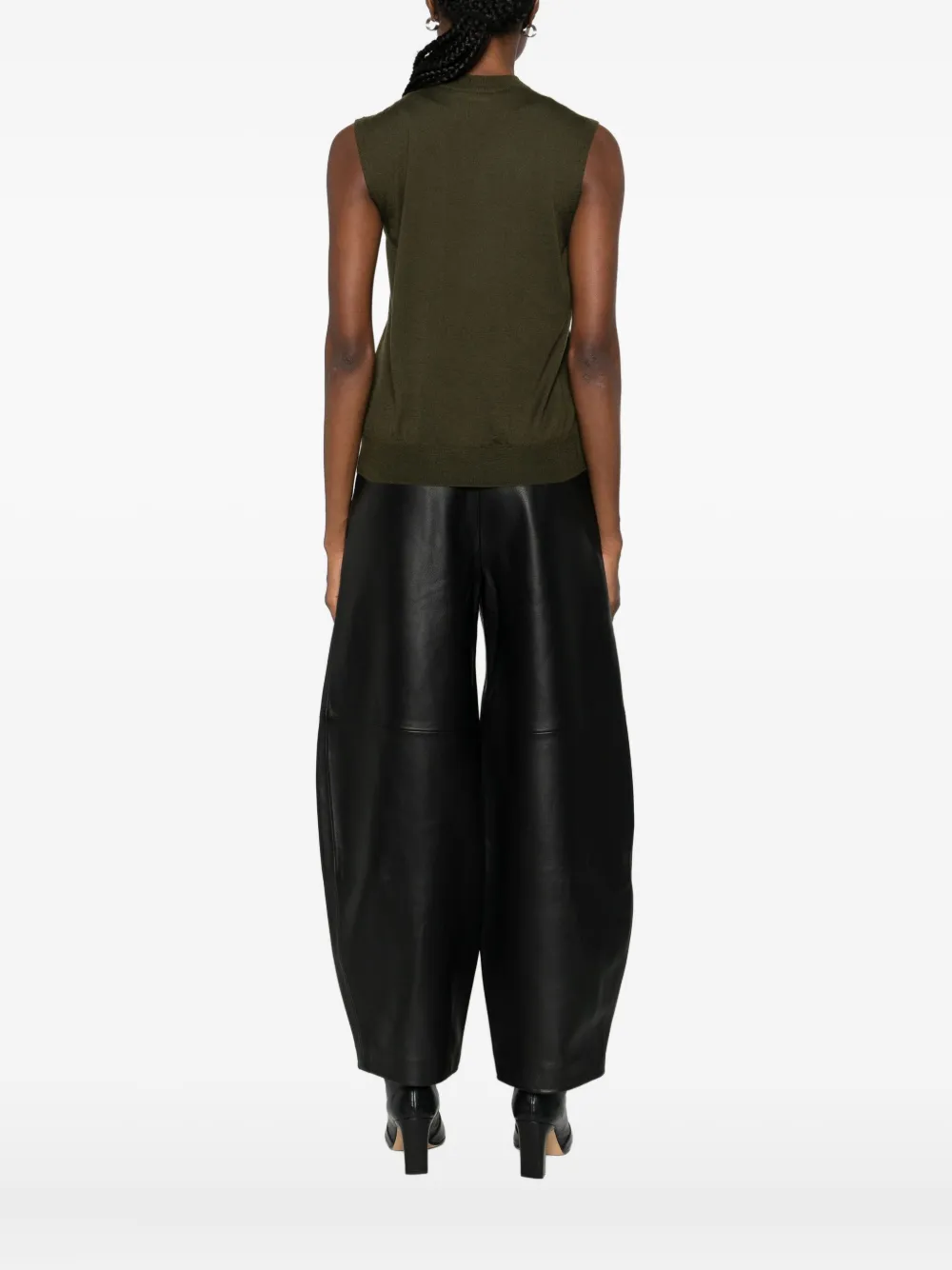 Co Collection Cashmere Vest In Green