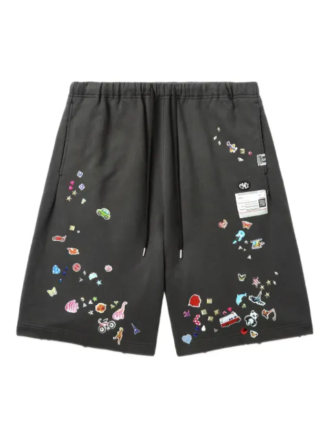 Maison MIHARA YASUHIRO embroidered patch shorts