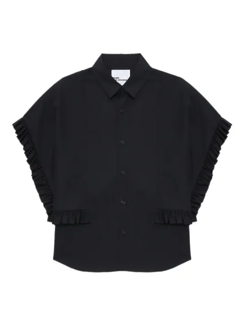 Noir Kei Ninomiya blusa con manga y volantes