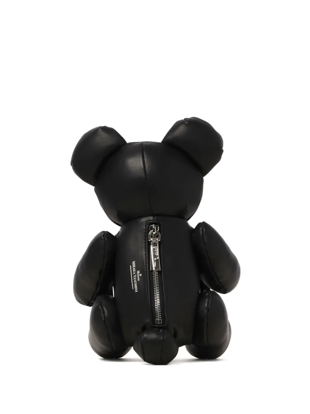 Maison MIHARA YASUHIRO Teddy leren messengertas Zwart