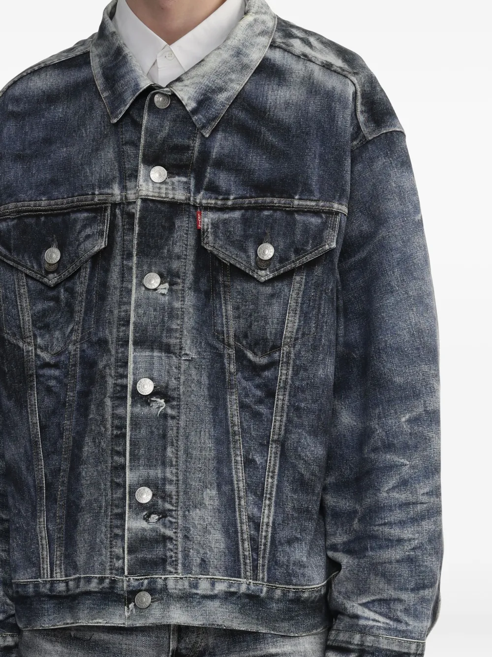 Junya Watanabe MAN デニムジャケット | ブルー | FARFETCH JP