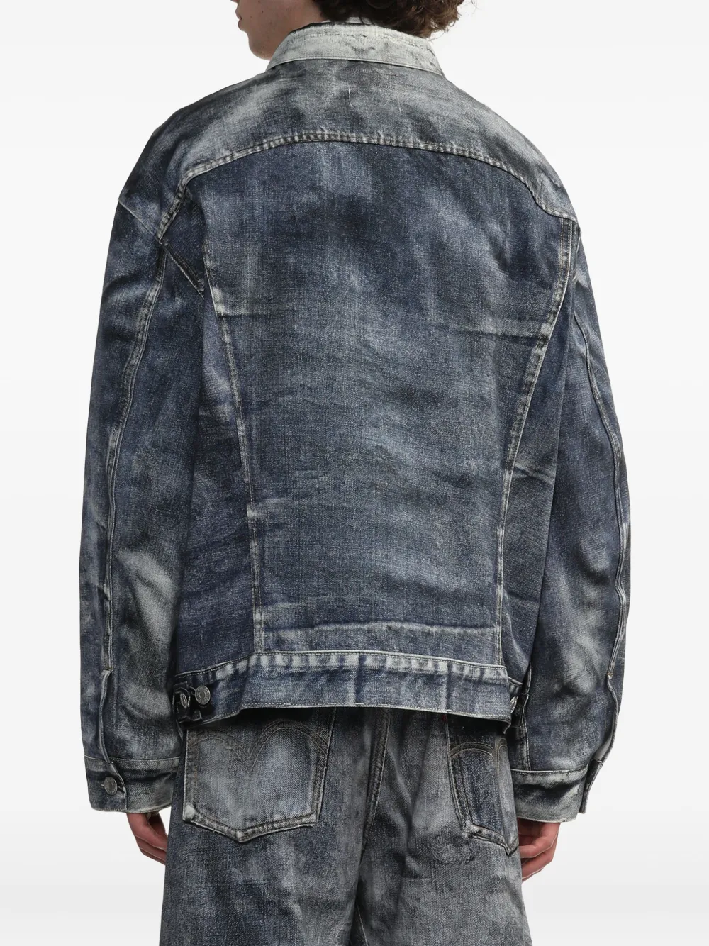 Junya Watanabe MAN デニムジャケット | ブルー | FARFETCH JP