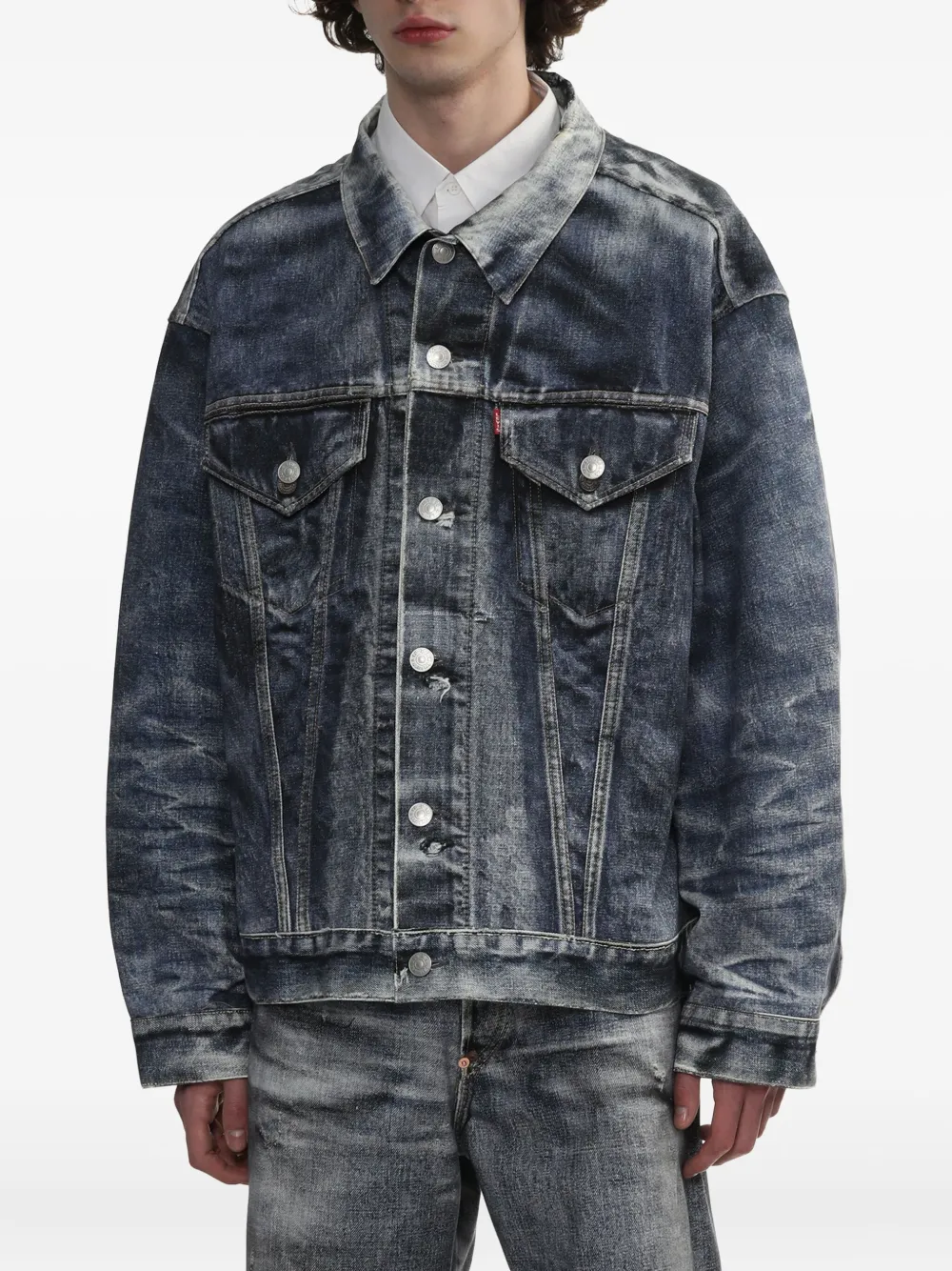 Junya Watanabe MAN デニムジャケット | ブルー | FARFETCH JP