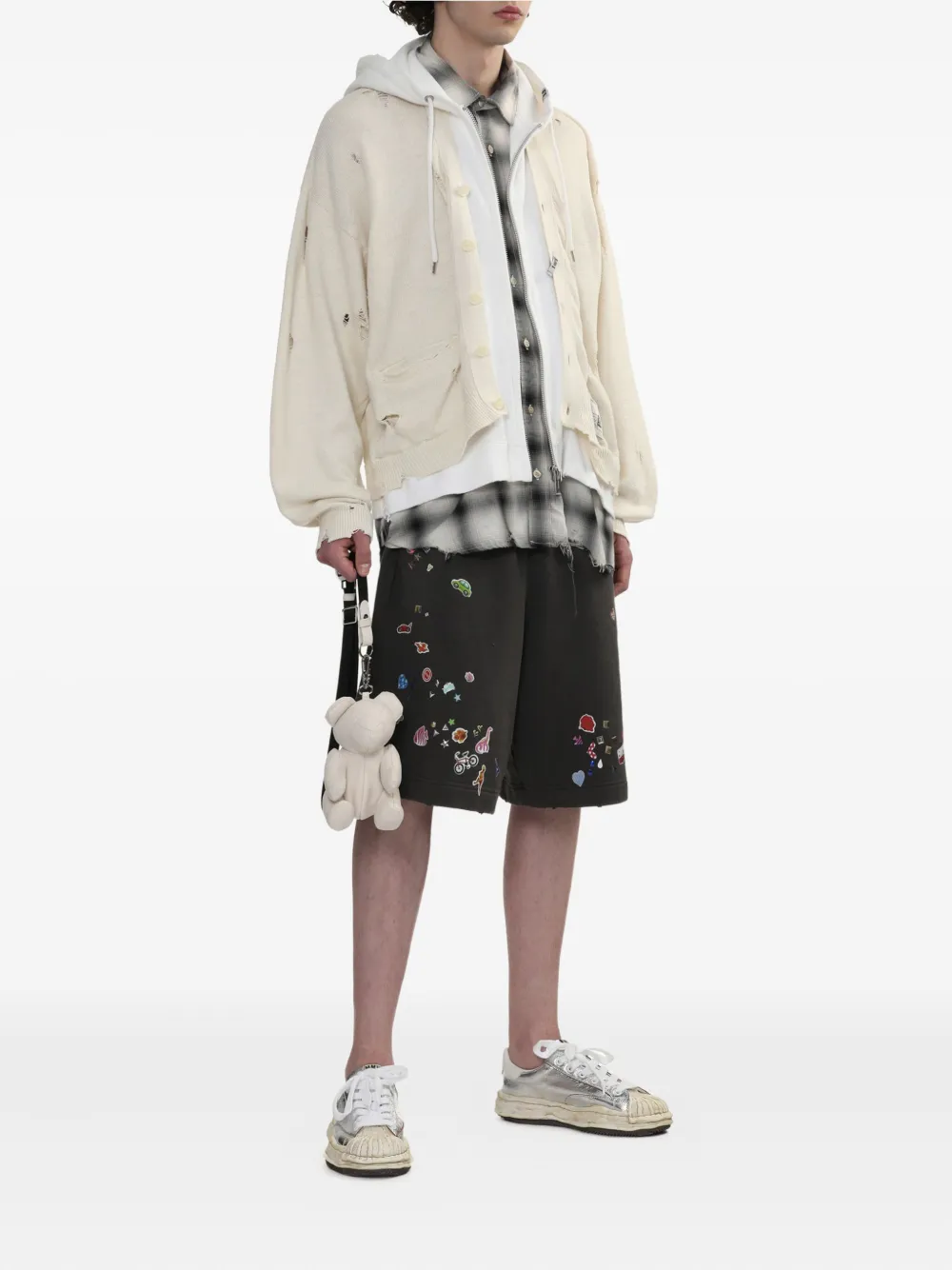 Maison MIHARA YASUHIRO Bear messengertas Beige