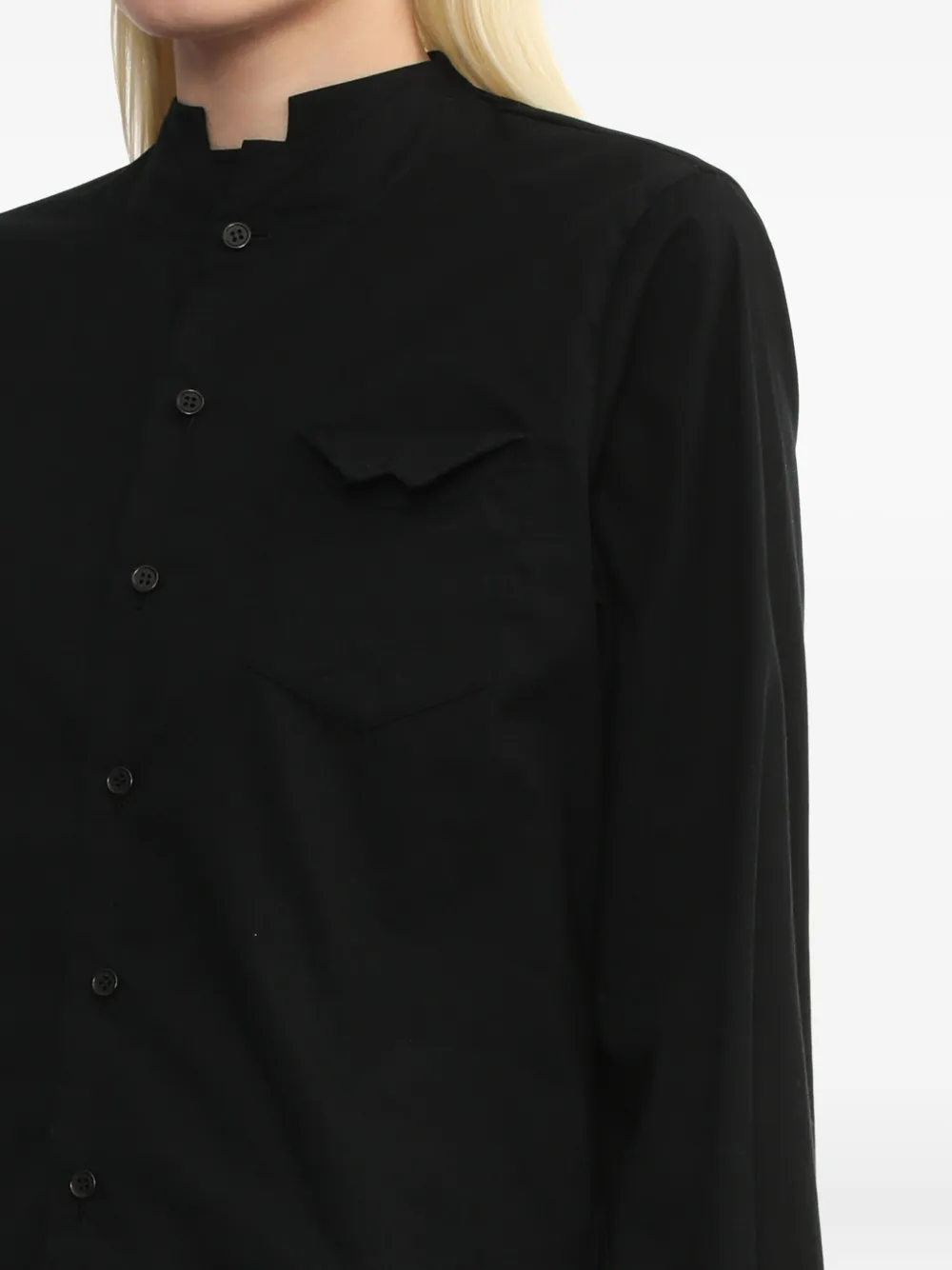 Noir Kei Ninomiya Blouse met col Zwart