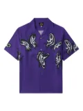 Needles Kae Tanaka One-Up butterfly-print shirt - Purple