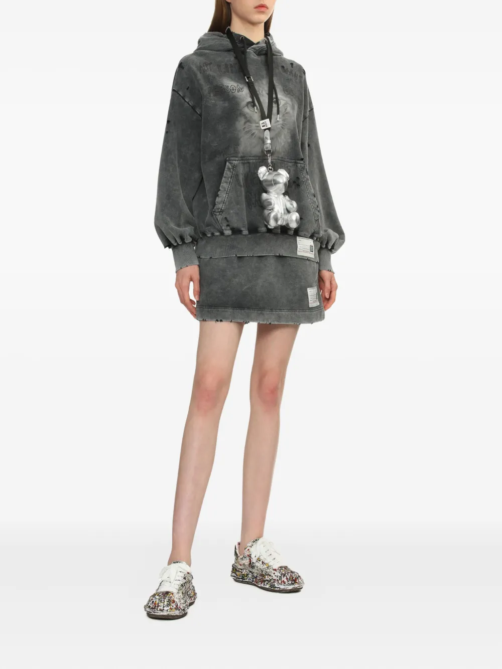 Maison MIHARA YASUHIRO Teddybeer messengertas Zilver