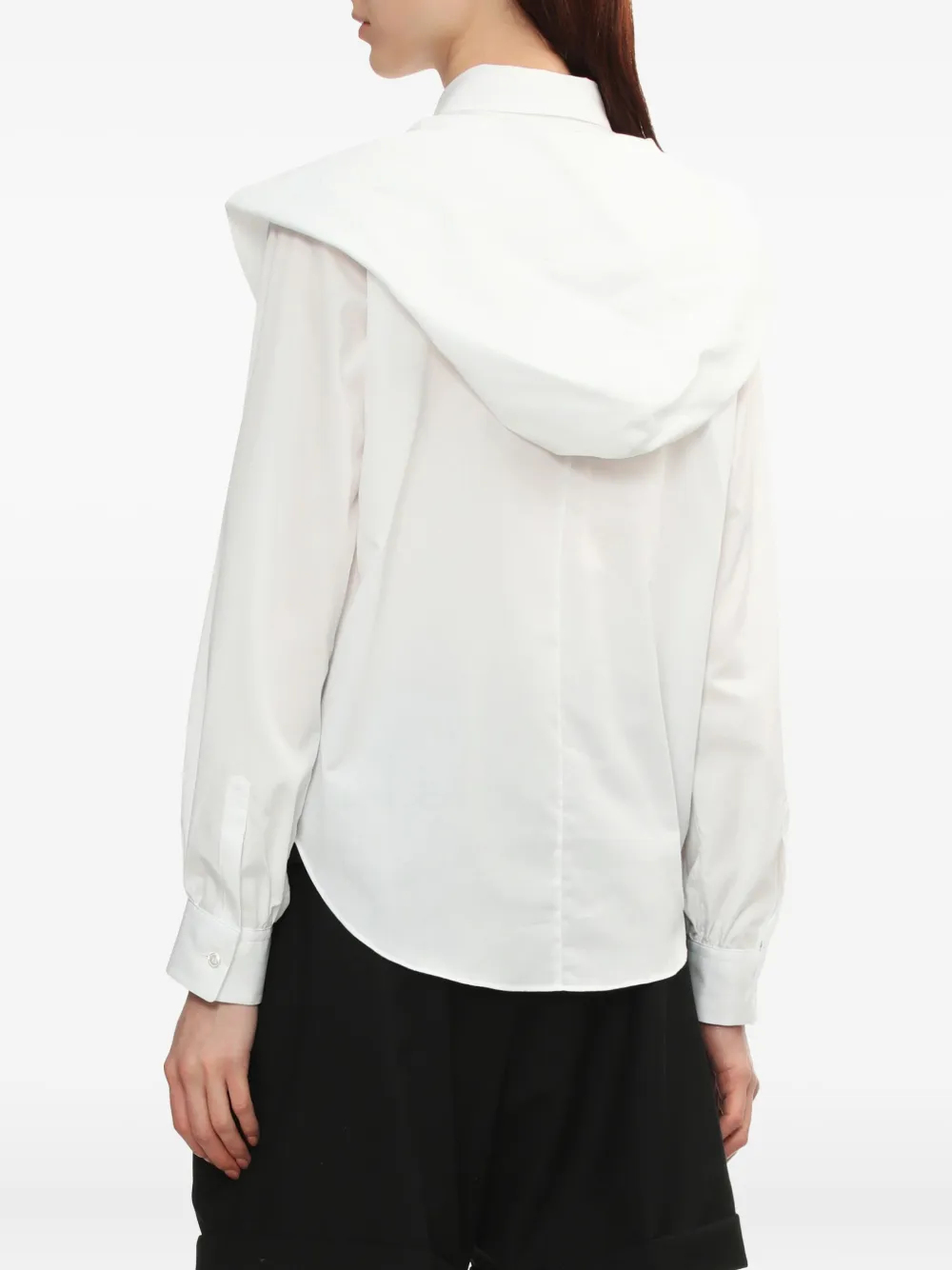 Noir Kei Ninomiya Blouse met vlakken Wit