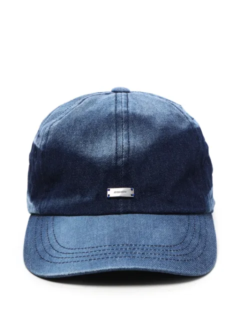 Ader Error denim-effect metal-detail baseball cap