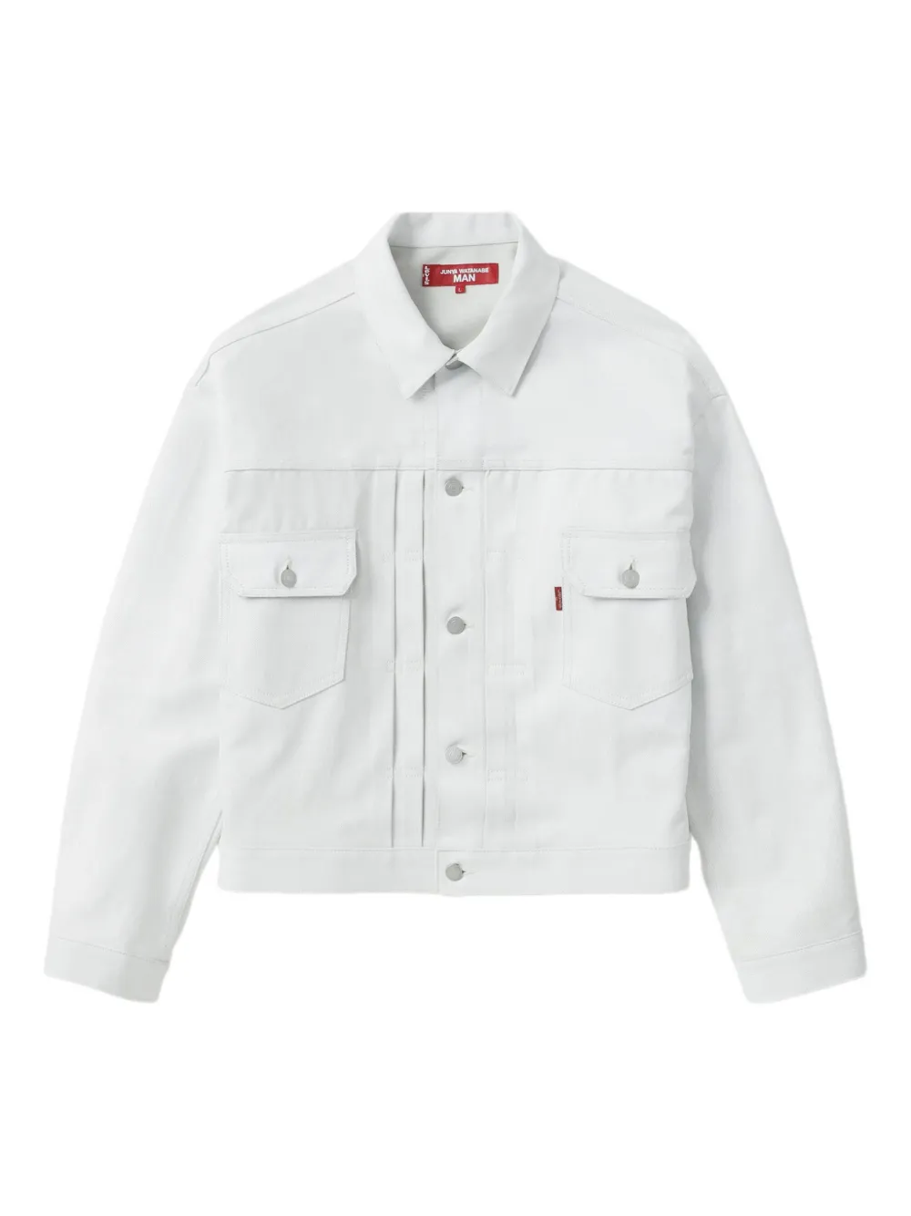 Junya Watanabe MAN Jack met knoopsluiting Wit