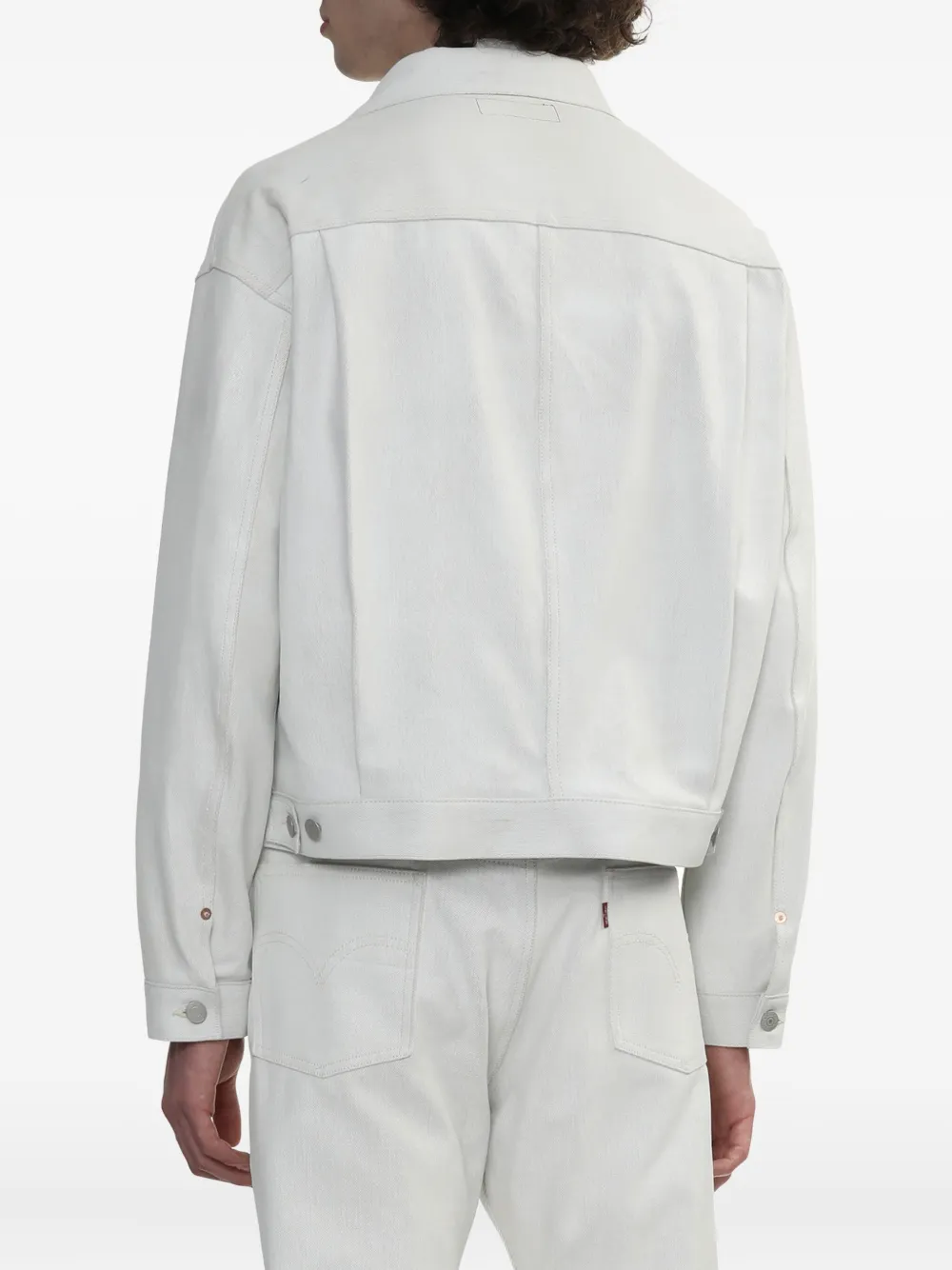 Junya Watanabe MAN Jack met knoopsluiting Wit