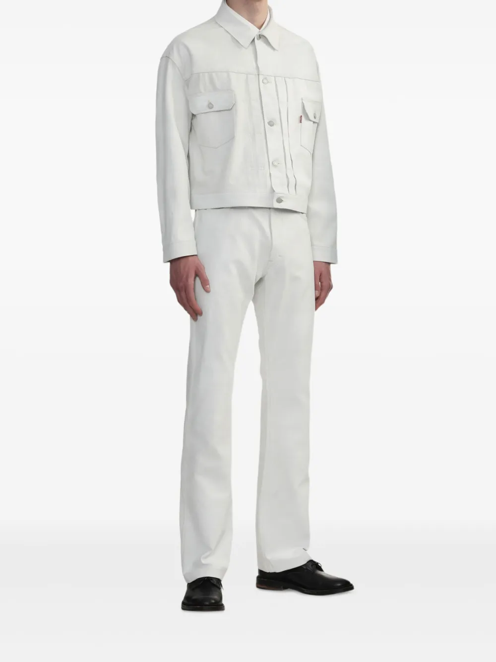 Junya Watanabe MAN Jack met knoopsluiting Wit