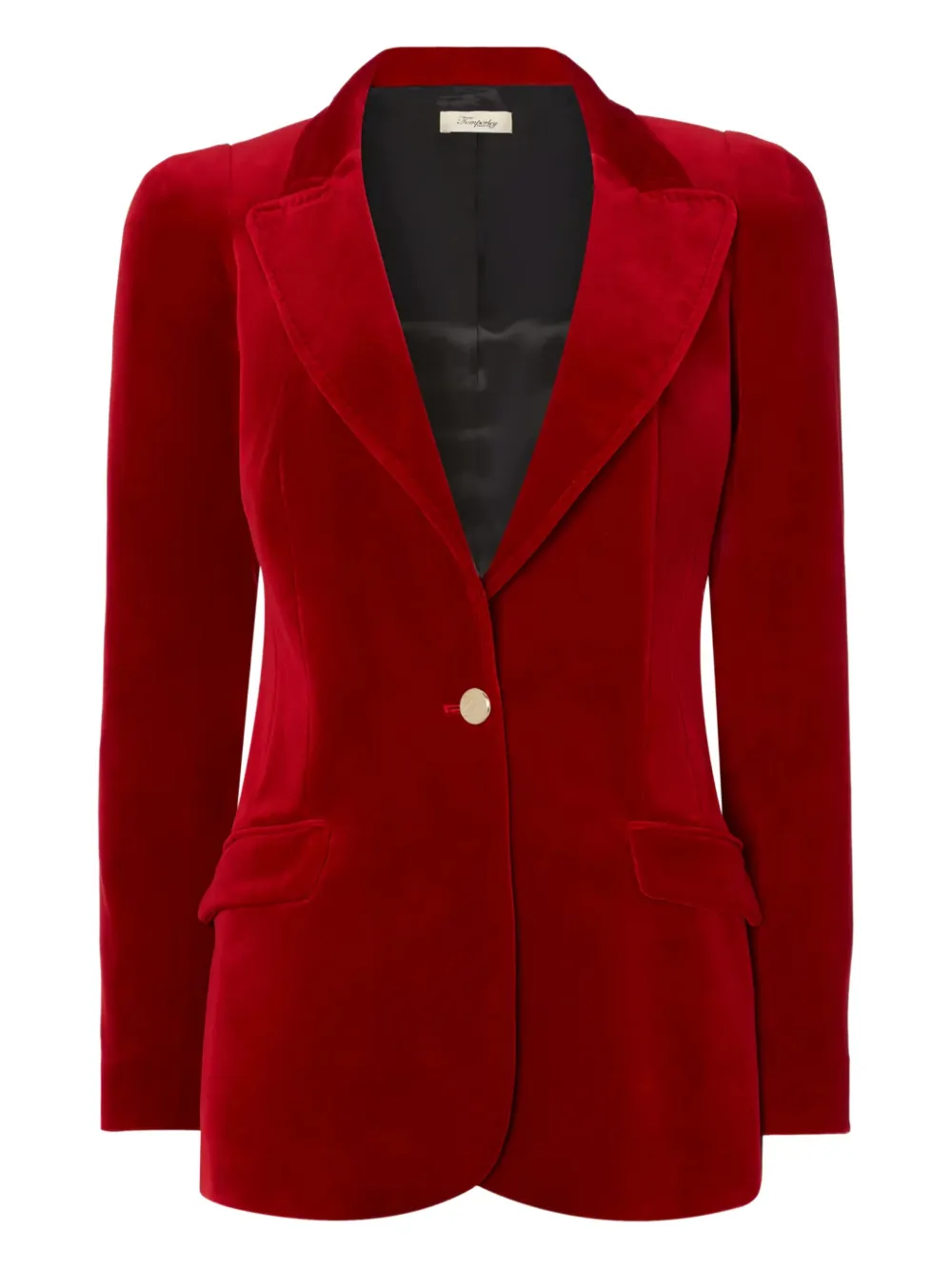 Clove velvet blazer
