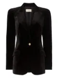 Temperley London Clove velvet blazer - Black